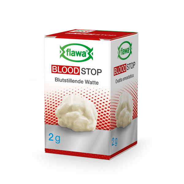 Blood Stop Blutstillende Watte, Flasche, 2g