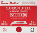 Chirurgische Skalpellklinge, Carbon, steril, Nr.12