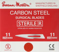 Chirurgische Skalpellklinge, Carbon, steril, Nr.11