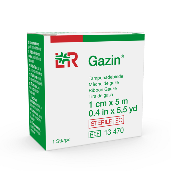 Gazin Tamponadebinde, steril, 2cmx5m, gerollt