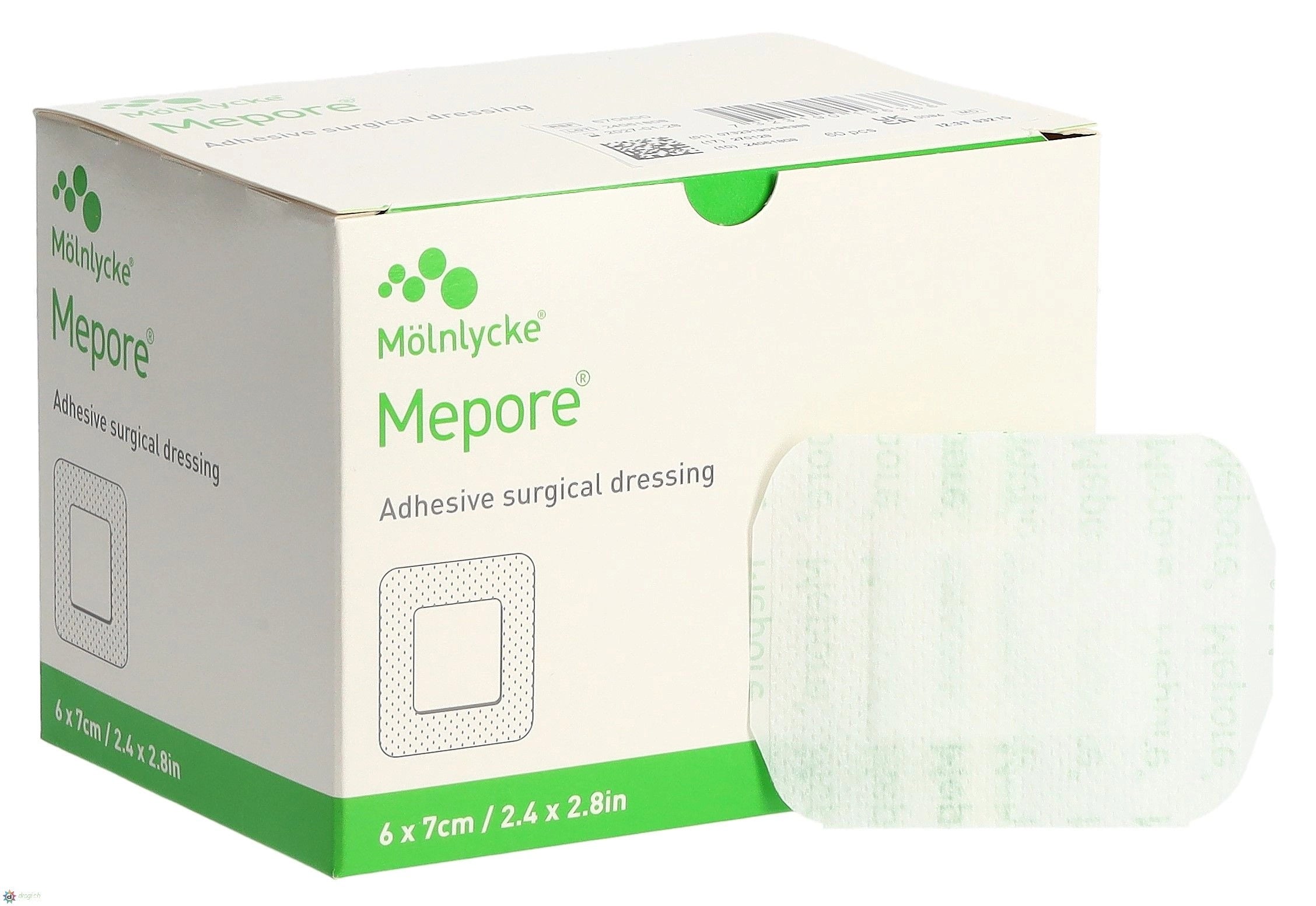 Mepore Wundverband 7 x 6 cm selbstklebend, steril