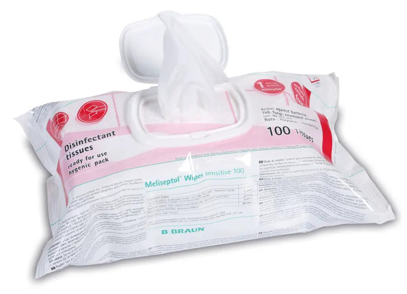 Meliseptol Wipes Sensitive Flow-Pack 100 Tücher