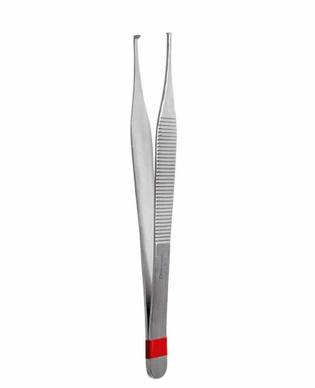 Chirurgische Pinzette, Adson-Pinzette, chirurgisch Länge: 12,0 cm