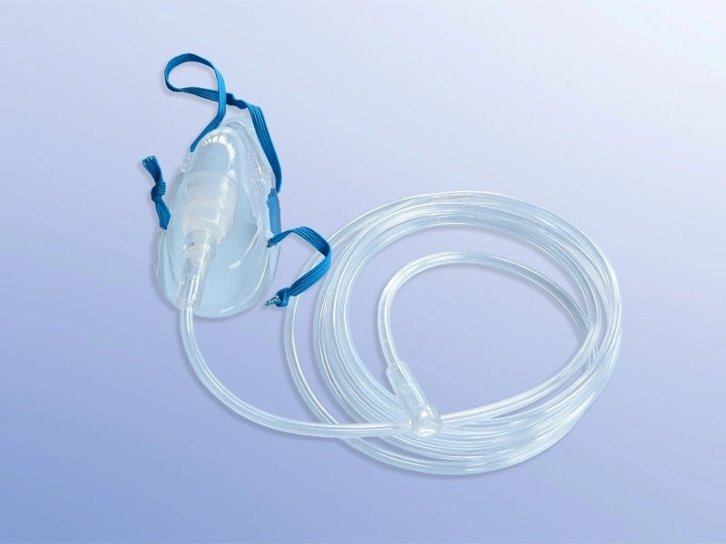Sauerstoffmaske Kind mit Sicherheitsverbindungsschlauch 2,1 m